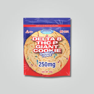 Delta 8 THC-P giant cookie sprinkled cookie 250mg net wt. 50g