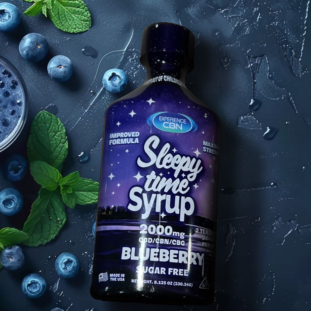 Sleepy Time Syrup - Blueberry Sugar Free – Experience CBD