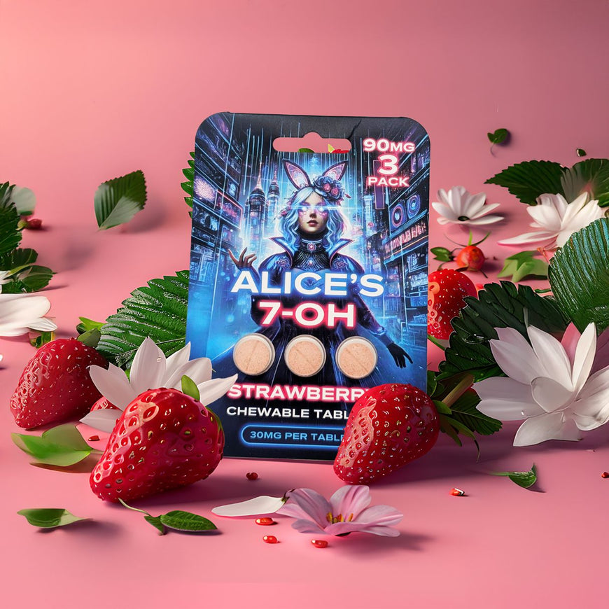 Alice's 7-OH Strawberry 90mg