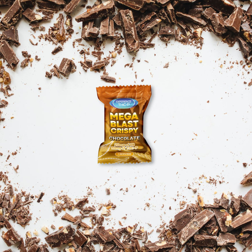 THC-P Mega Blast Crispy - Chocolate Flavor