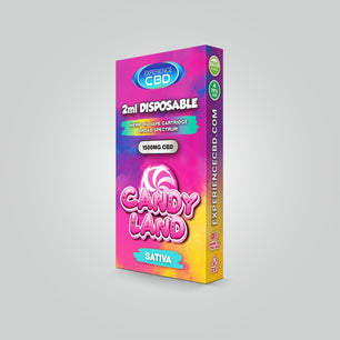 Hemp Oil Vape Cartridge Full Spectrum 1500MG - Candy Land (Sativa)