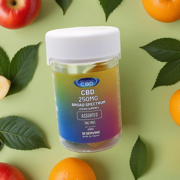 CBD Vegan Gummies Assorted 250MG – Premium Quality