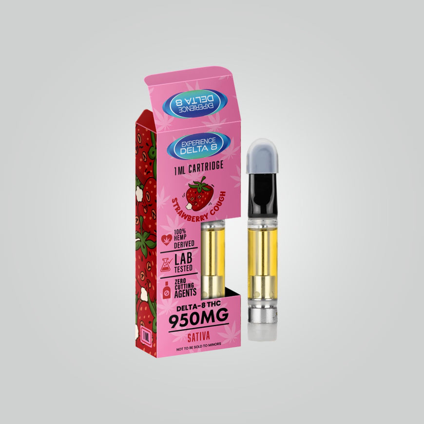 Strawberry Cough Delta 8 THC Vape Cartridges