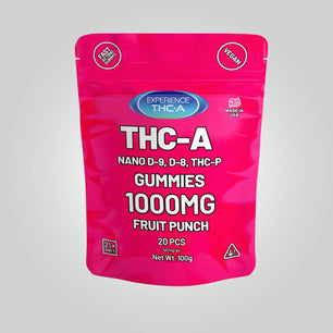 THCA/Delta 9/THCP/Delta 8  GUMMIES 1000MG - Fruit Punch Flavor