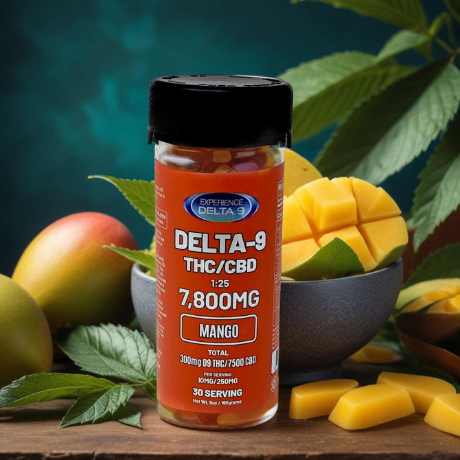 25:1 Delta-9 THC/CBD Mango Gummies