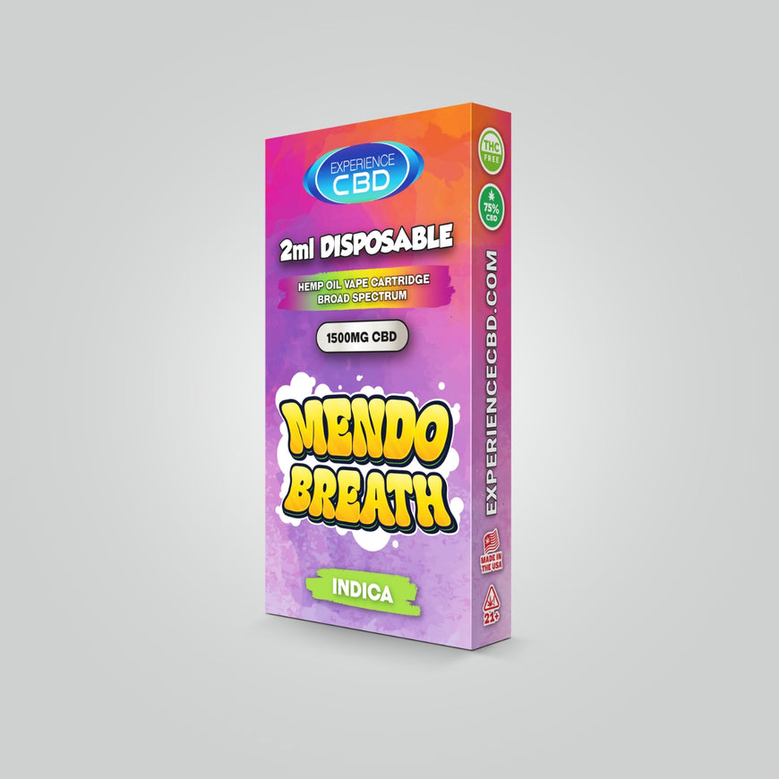 Broad Spectrum CBD Disposable 1500mg - Mendo Breath (Indica)