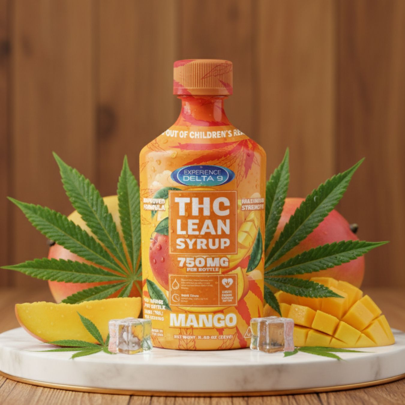 Delta 9 THC - Mango Lean Syrup 750mg