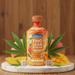 Delta 9 THC Mango Lean Syrup Sugar Free 750mg | THC Syrup