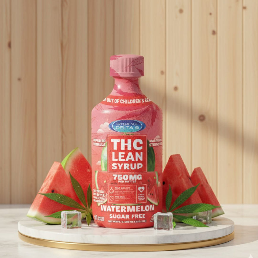 Delta 9 THC Sugar Free Watermelon Lean Syrup 750mg