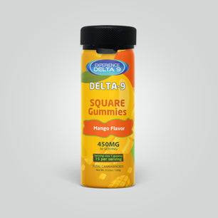 Delta 9 Square Gummies - Mango Flavor