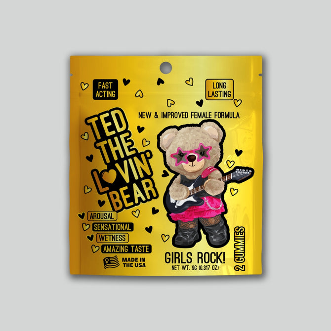 Girls rock - ted the lovin bear 2 gummies for women
