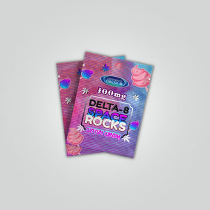 Delta-8 THC 100mg Space Rocks Cotton Candy