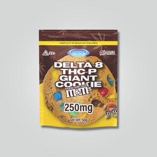 Delta 8 THC-P giant cookie giant cookie made with real m&m 250mg net wt. 50g