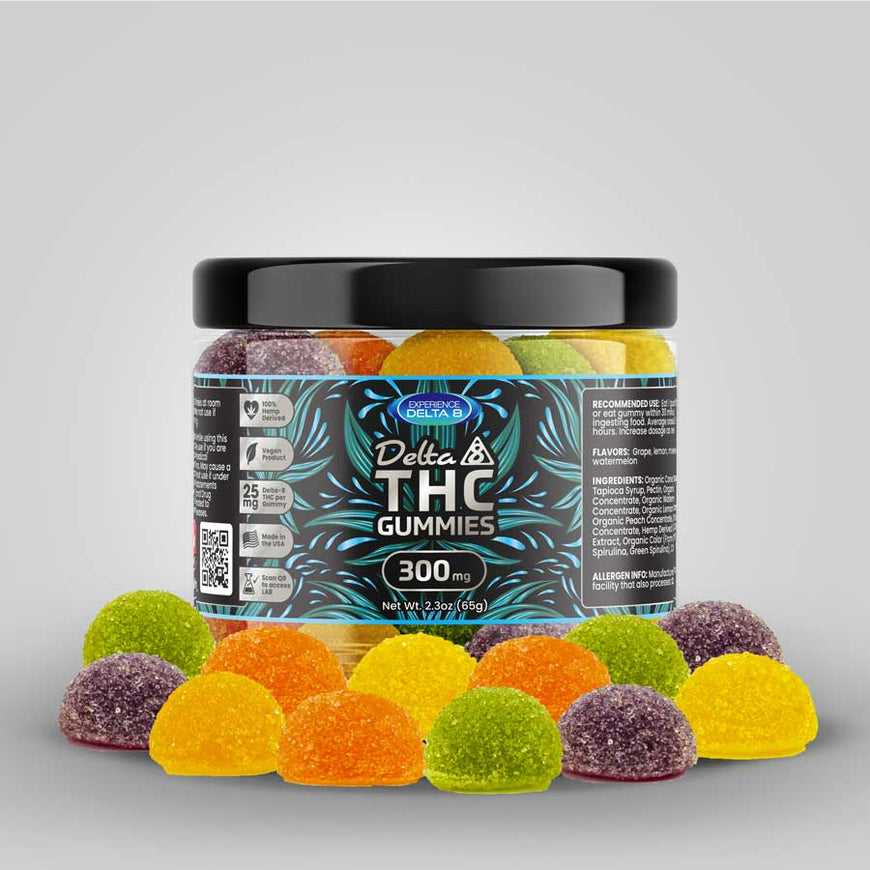 Delta 8 THC Vegan Gummies 300mg