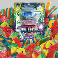1800mg CBD gummies assorted bag Monster pack