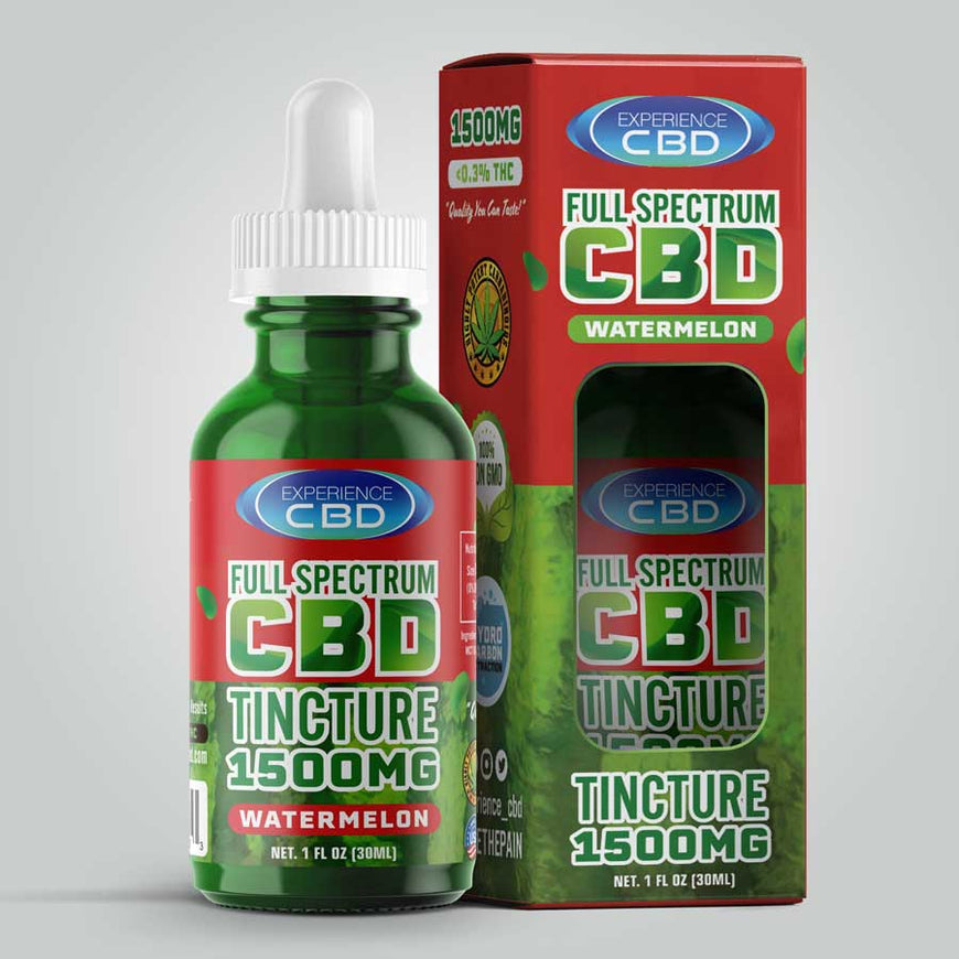 Full Spectrum Flavored CBD Oil - Watermelon- 1500mg