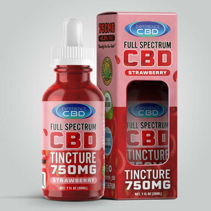 Full Spectrum Flavored CBD Tincture - Strawberry - 750mg