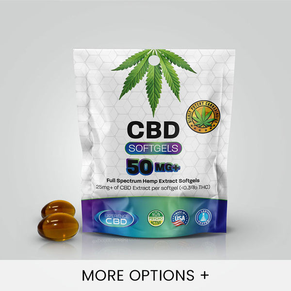 CBD Softgels 50mg – Premium Quality